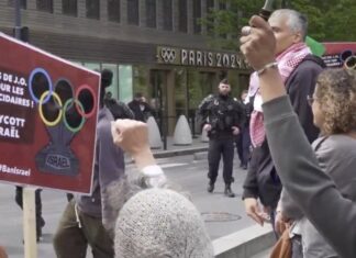 „izbacili-ste-rusiju,-izbacite-izrael“:-protesti-zbog-dvostrukih-arsina-pred-olimpijske-igre-–-„pariz-2024“-(video)