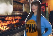 miljana-kulic-prodaje-pecene-pilice-u-nisu:-kad-nema-posla-vacari-se-s-deckom-ispred-radnje!