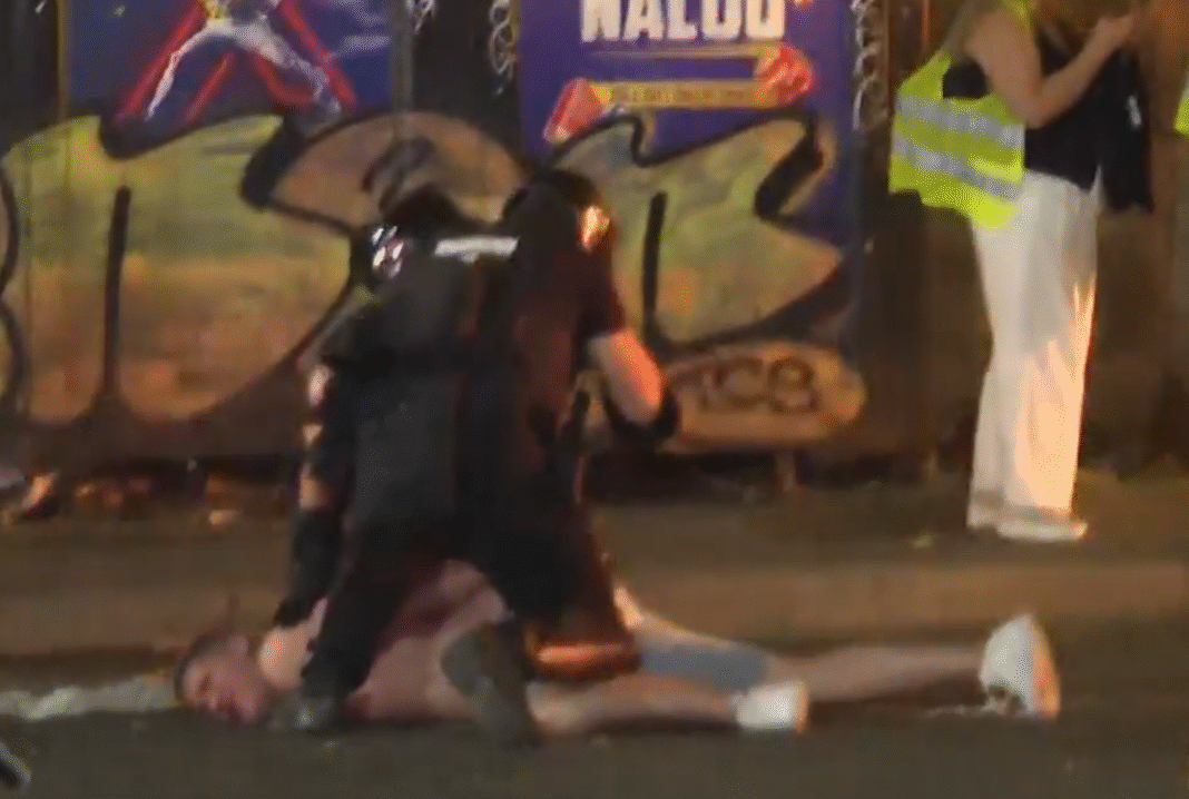 koskanje-izmedju-policije-i-gradjana-kod-pionirskog-parka:-vise-mladica-uhapseno-–-nedeljnik