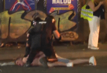policija-suzbija-gradjane-kod-„londona“:-policija-bacila-suzavac-–-nedeljnik