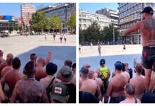 poljaci-„zauzeli“-trg-republike:-evo-sta-su-navijaci-leha-radili-u-centru-beograda-(video)