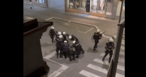 masovni-sukob-na-protestu-u-valjevu:-ocevici-optuzuju-policiju-za-brutalnost-–-nedeljnik