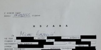 covek-spustio-zastavu-na-pola-koplja-ispred-rektorata:-„ustav-i-zakoni-srbije-pogazeni“